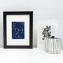 Orion Constellation Woodblock Print, thumbnail 2 of 5