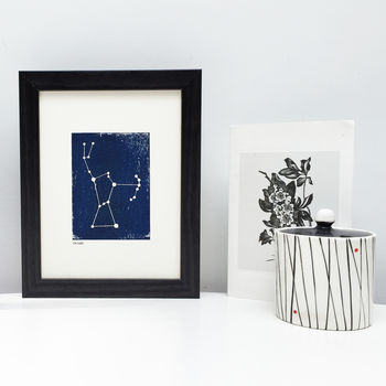 Orion Constellation Woodblock Print, 2 of 5