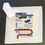 Personalised F1 Season Handkerchief Pair Birthday Gift For Formula One Fan, thumbnail 3 of 6