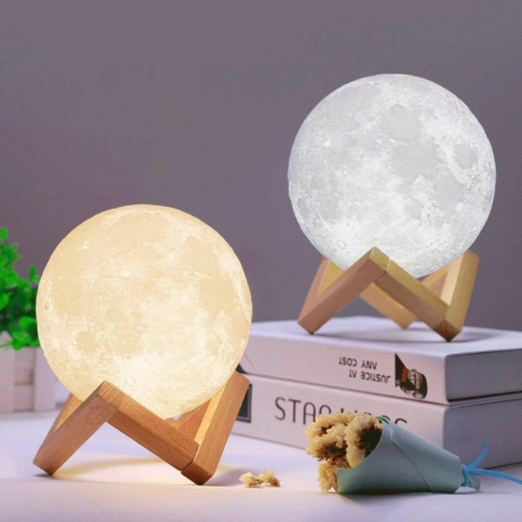 3D Moon Lamp Night Light, 1 of 12