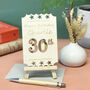 Personalised 30th Birthday Wooden Cards, thumbnail 6 of 9