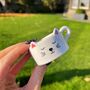 Ceramic Tea Light Holder With Cat Face, thumbnail 1 of 3