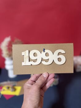 Personalised 30th Birthday 1996 Year Card, 10 of 12