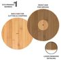 Personalised Bamboo Record Cutting Board, thumbnail 4 of 5