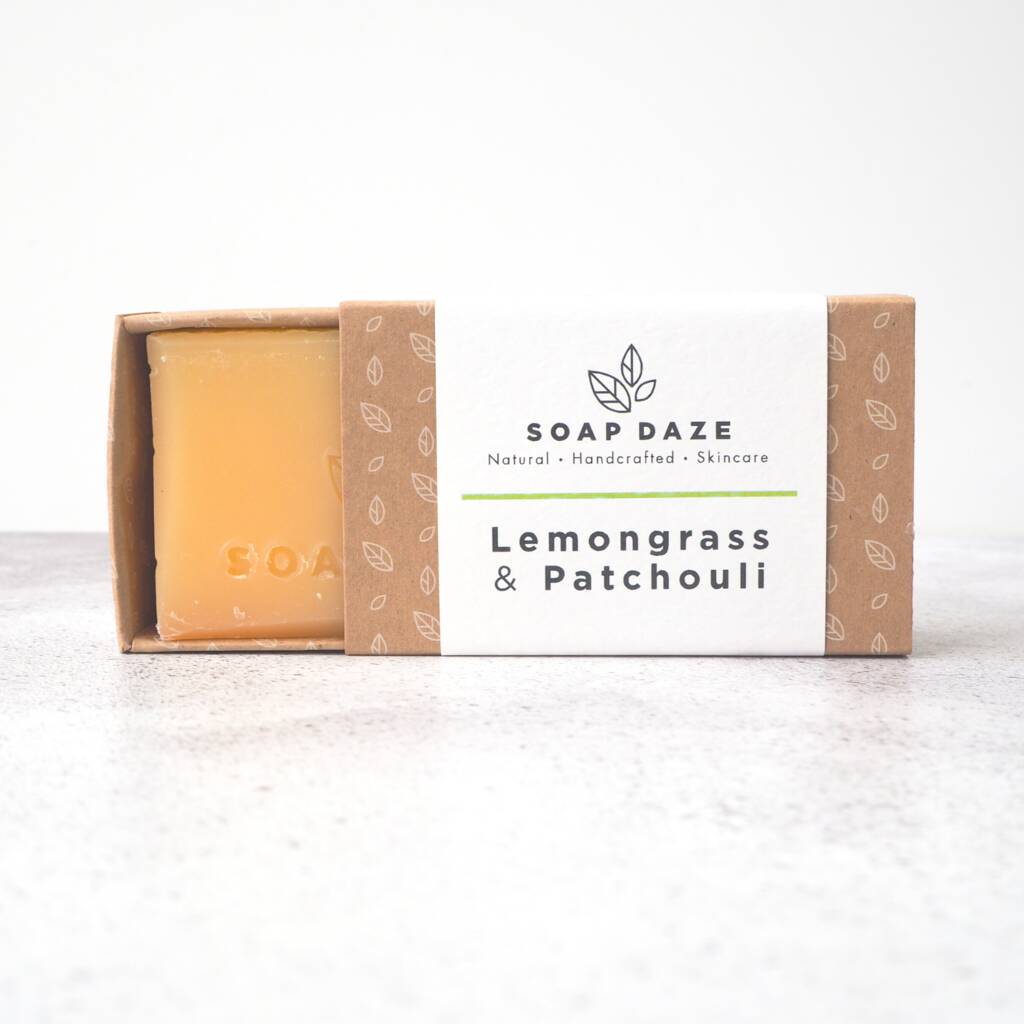 Lemongrass And Patchouli Bar Soap, 1 of 2