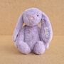 Personalised Lilac Baby Bunny, thumbnail 1 of 4