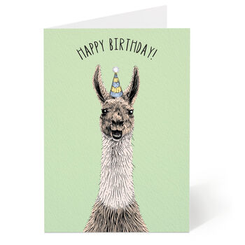 Llama Birthday Card, 2 of 6