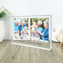 Personalised Two Photo Giant Crystal Block 14cm X 19.5cm, thumbnail 2 of 5