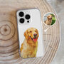 Custom Watercolour Pet Portrait Phone Case, thumbnail 2 of 9