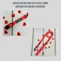 Red Valentine Heart Dog Collar And Lead, thumbnail 3 of 5