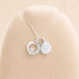 Personalised Sterling Silver Irish Claddagh Pendant Necklace, thumbnail 1 of 8
