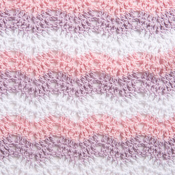 Wavy Cotton Crochet Baby Blanket Kit, 7 of 9