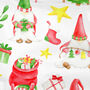 Festive Gnomes Wrapping Paper Roll Or Folded, thumbnail 3 of 3