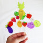Set Of 12 Cute Veg And Fruit Plant Markers, thumbnail 2 of 10