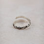 Sterling Silver Leopard Print Wrap Around Thumb Ring, thumbnail 2 of 3