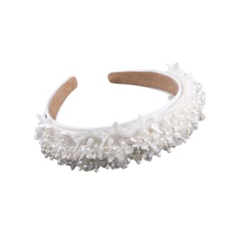 Kadence Pearl Embellished Headband, 2 of 2