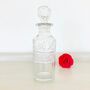 Vintage Decorative Etched Glass Perfume Bottle ~ Seven, thumbnail 1 of 3