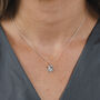 Jasmine Sterling Silver Flower Necklace, thumbnail 4 of 12