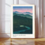 Hasui Kawase Japan Mountain Art Print, thumbnail 1 of 3