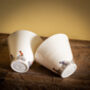 A Pair Of Handmade Cyclist Espresso Cups, thumbnail 4 of 6