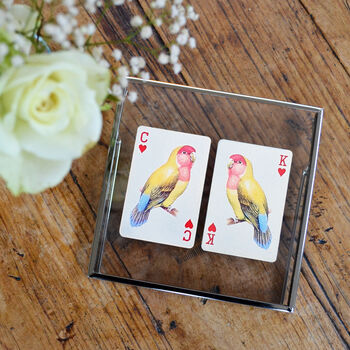 Personalised Lovebirds Playing Card Gift Set, 2 of 7