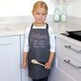 Child's Personalised Name Apron, thumbnail 1 of 12