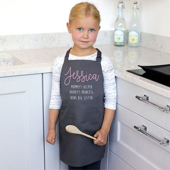 Child's Personalised Name Apron, 4 of 12
