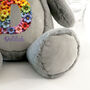 Personalised Flower Alphabet New Baby Teddy Bear, thumbnail 4 of 7