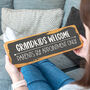 Grandchildren Welcome Sign Gift For Grandparents, thumbnail 1 of 7