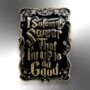 Gothic Style I Solemnly Swear I'm Up To No Good Scroll Enamel Pin Brooch, Marauder's Map Spell, Fantasy Gifts For Children, thumbnail 3 of 8