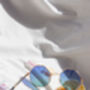 Blue Green Hexagon Metal Frame Gradient Sunglasses, thumbnail 2 of 3