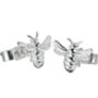 Sterling Silver Bee Stud Earrings, thumbnail 3 of 6