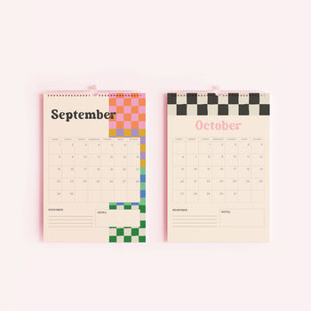 2024 Checkerboard Calendar, 6 of 7