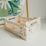 Mini Coloured Scandi Stackable Storage Crate, thumbnail 5 of 10