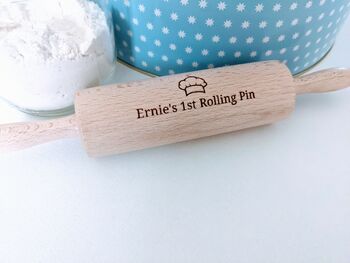 Childs Personalised Rolling Pin, 2 of 4