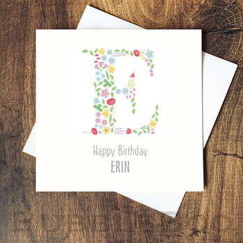 Personalised Initial Birthday Card, 5 of 12