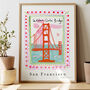 Golden Gate Bridge San Francisco California Print, thumbnail 1 of 4