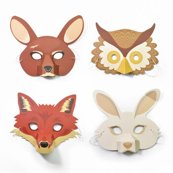 Create Your Own Woodland Animal Masks By Clockwork Soldier