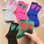 Christmas Heart Socks Letterbox Gift Set Five Pairs Bestseller, thumbnail 4 of 10