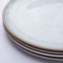 Handmade Ceramic Pebble Glaze Salad Plate, thumbnail 1 of 8