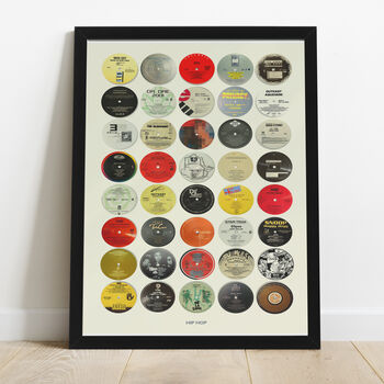 Hip Hop Music Gift, Personalised Hip Hop Fan Poster, 7 of 10