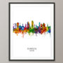 Plymouth Skyline Portrait Print And Box Canvas, thumbnail 3 of 5
