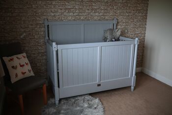 Handcrafted New England Shaker Cot Bed Half Price, 6 of 8