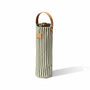 Green Striped Wine/Champagne Bottle Bag, thumbnail 7 of 8