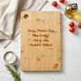 Mum's Kitchen Personalised Engraved Chopping Board, thumbnail 2 of 2