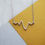 Heartbeat Cardiac Necklace, thumbnail 1 of 4