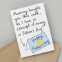 Funny Father's Day Card, thumbnail 2 of 3