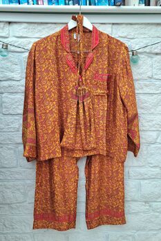 Upcycled Sari Pyjama Sets, 7 of 12