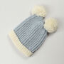 Pompom Hat Baby Knitting Kit, thumbnail 2 of 10