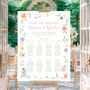 Whimsical Wildflower Wedding Table Plan, thumbnail 3 of 5
